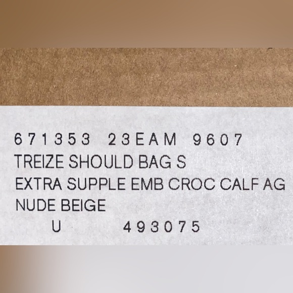 Balenciaga Hourglass  Embossed Croc Shoulder Bag - Picture 16 of 16